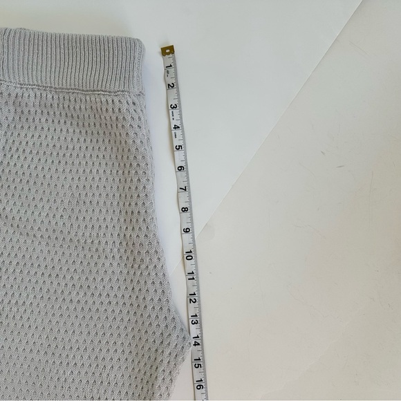 Stylish Chic Gray Knit Lounge Two Piece Set Medium - Picture 5 of 14